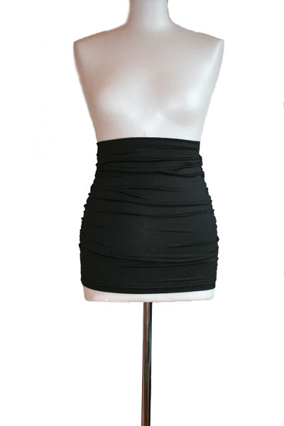 Bauchband gerafft