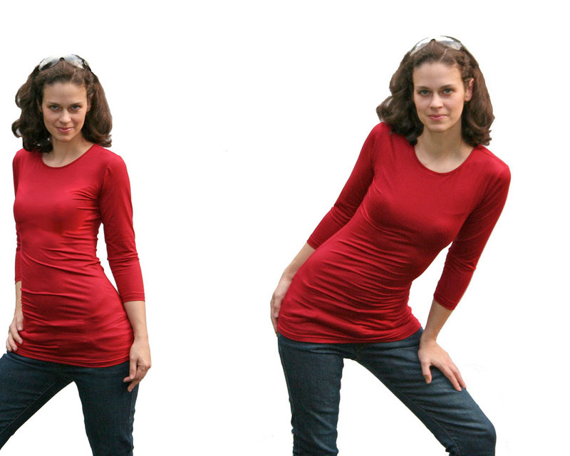 Small-C Shirt Dreiviertelarm