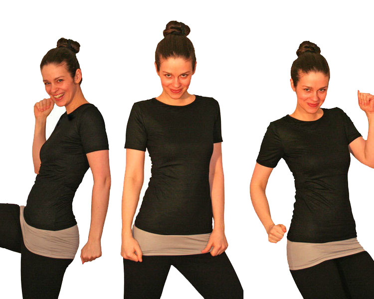 Small-C Shirt Kurzarm, aus Viskosejersey