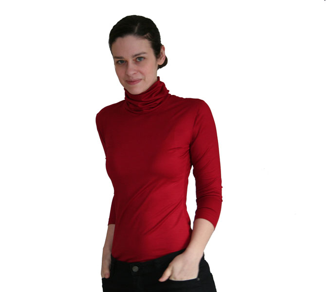 Rolli Shirt Dreiviertelarm, aus Viskosejersey