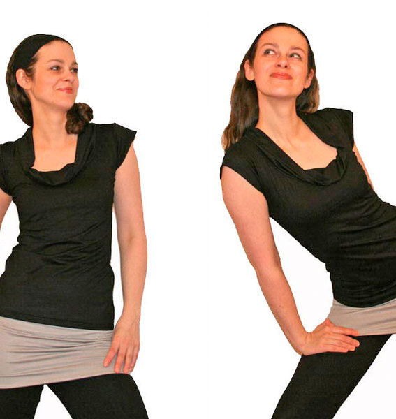 Sexy-C-Rolli Shirt mit Mini-Arm