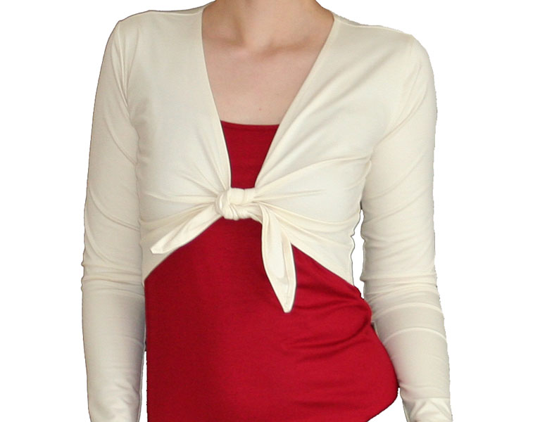 Bolero zum Knoten Langarm