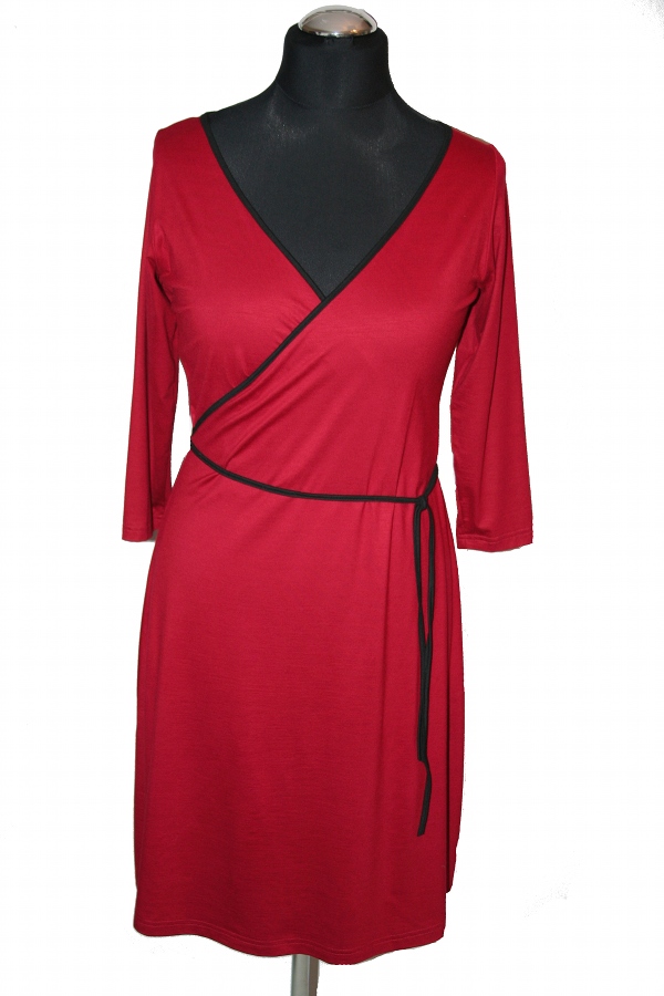 Wickelstyle Kleid No.1 Dreiviertelarm