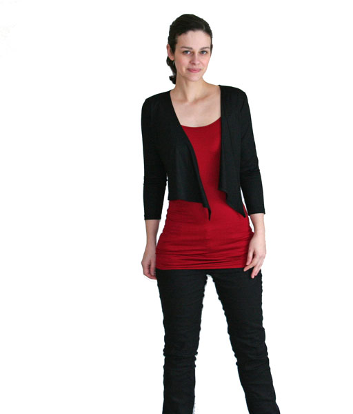 Bolero zum Knoten Dreiviertelarm