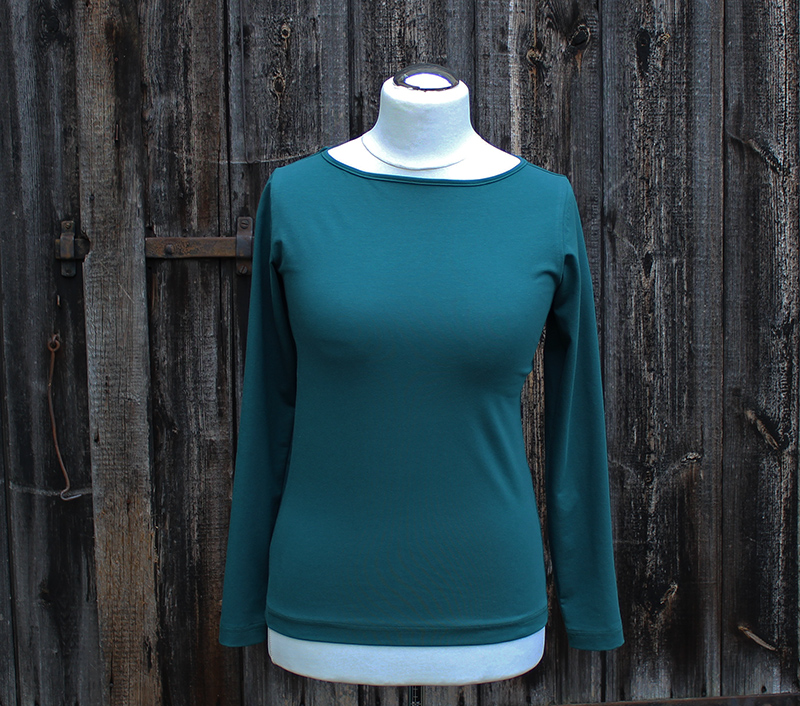 U-Boot Shirt Langarm, aus Baumwolljersey