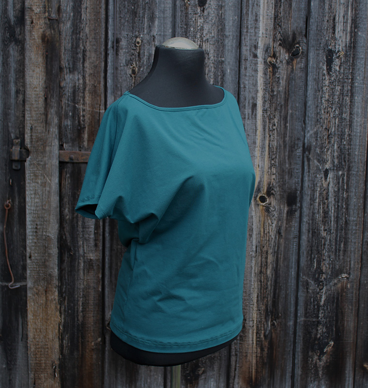 Fledermaus Shirt No.4 Kurzarm, aus BioBaumwolle